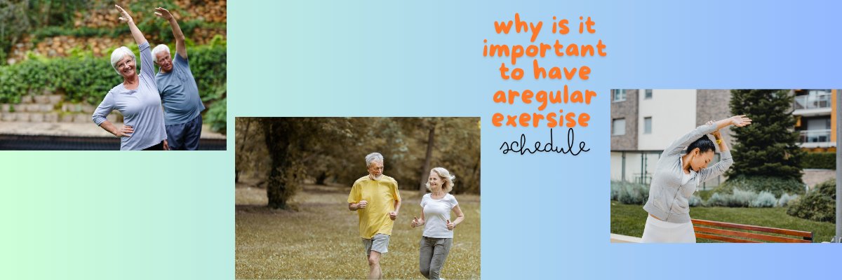 Why is it important to have a regular exercise schedule?