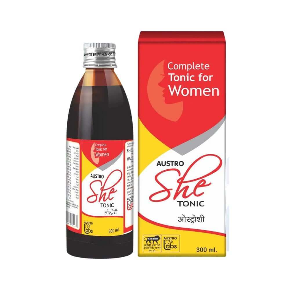 Austro She Uterine Tonic & capsule (Pack Of 3)