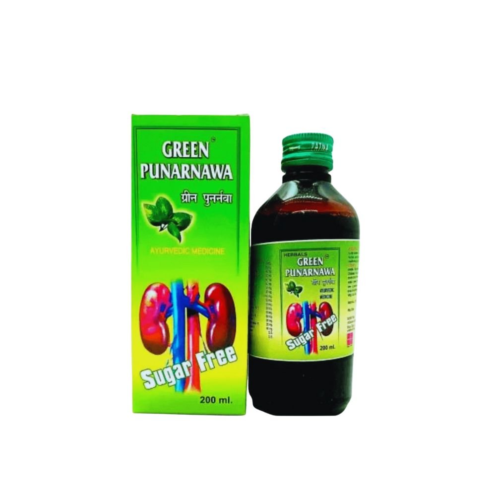 Ayurvedic Green Punarnawa Syrup 200ml (pack of 4)