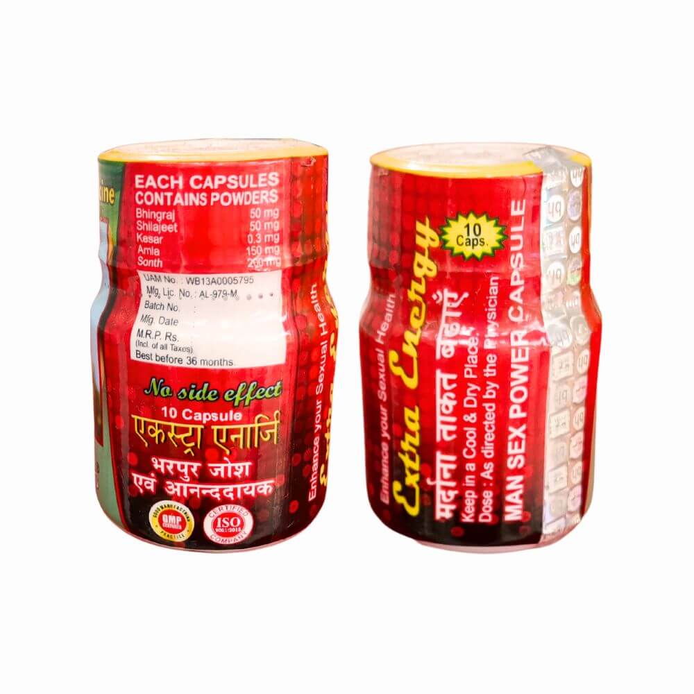 Herbshd Extra Energy Combo Pack - Rxtime Tablet & Capsule