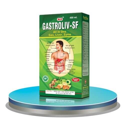 Buy GASTROLIV-SF Syrup – Digestive & Liver Support (pack of 2)