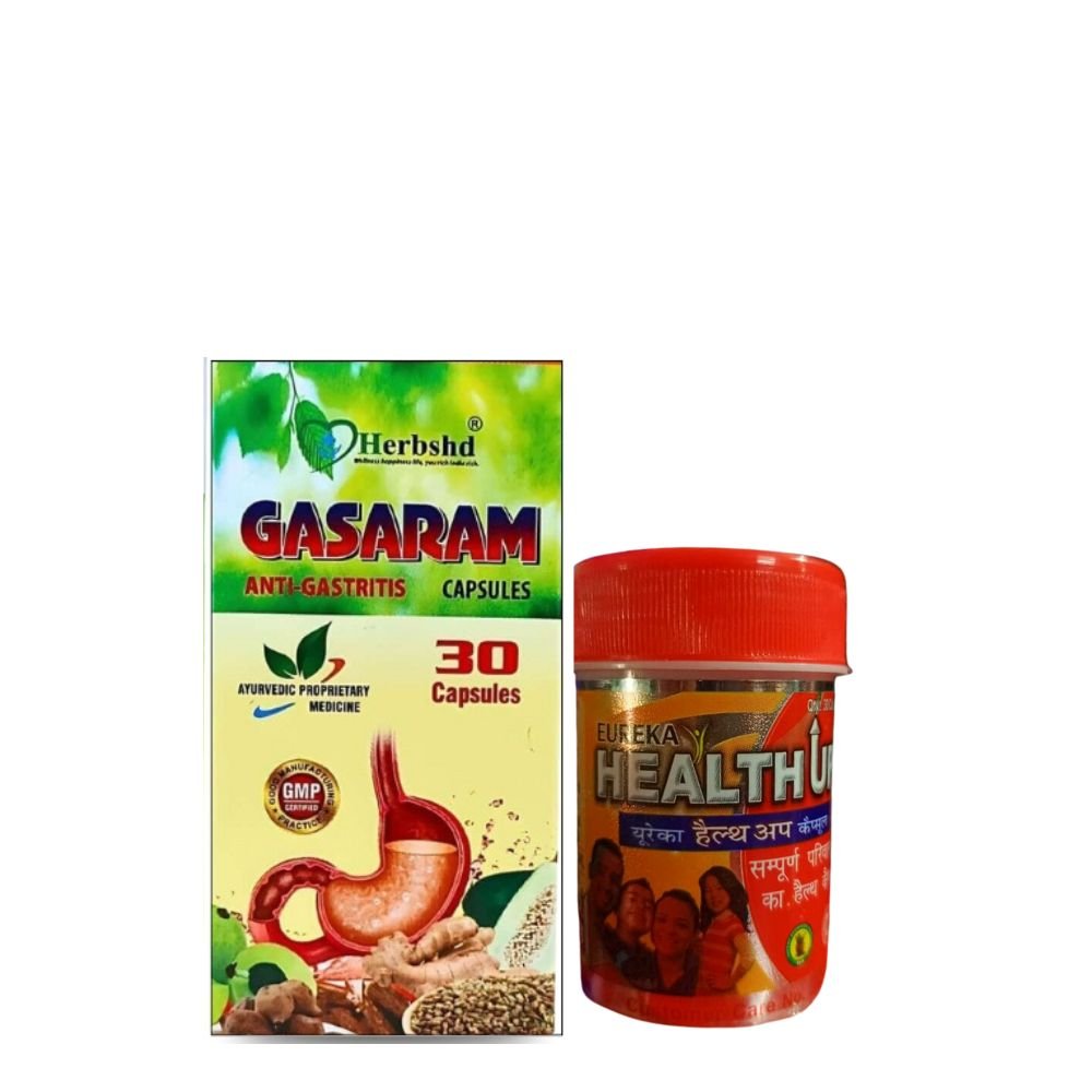 Eureka weight gain & digestion Capsule for Gas Relief (COMBO)
