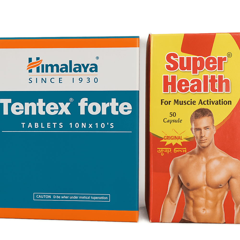 Tentex Forte + Super Health – Men’s StrengtTentex Forte + Super Health – Men’s Strength & Stamina Kith & Stamina Kit
