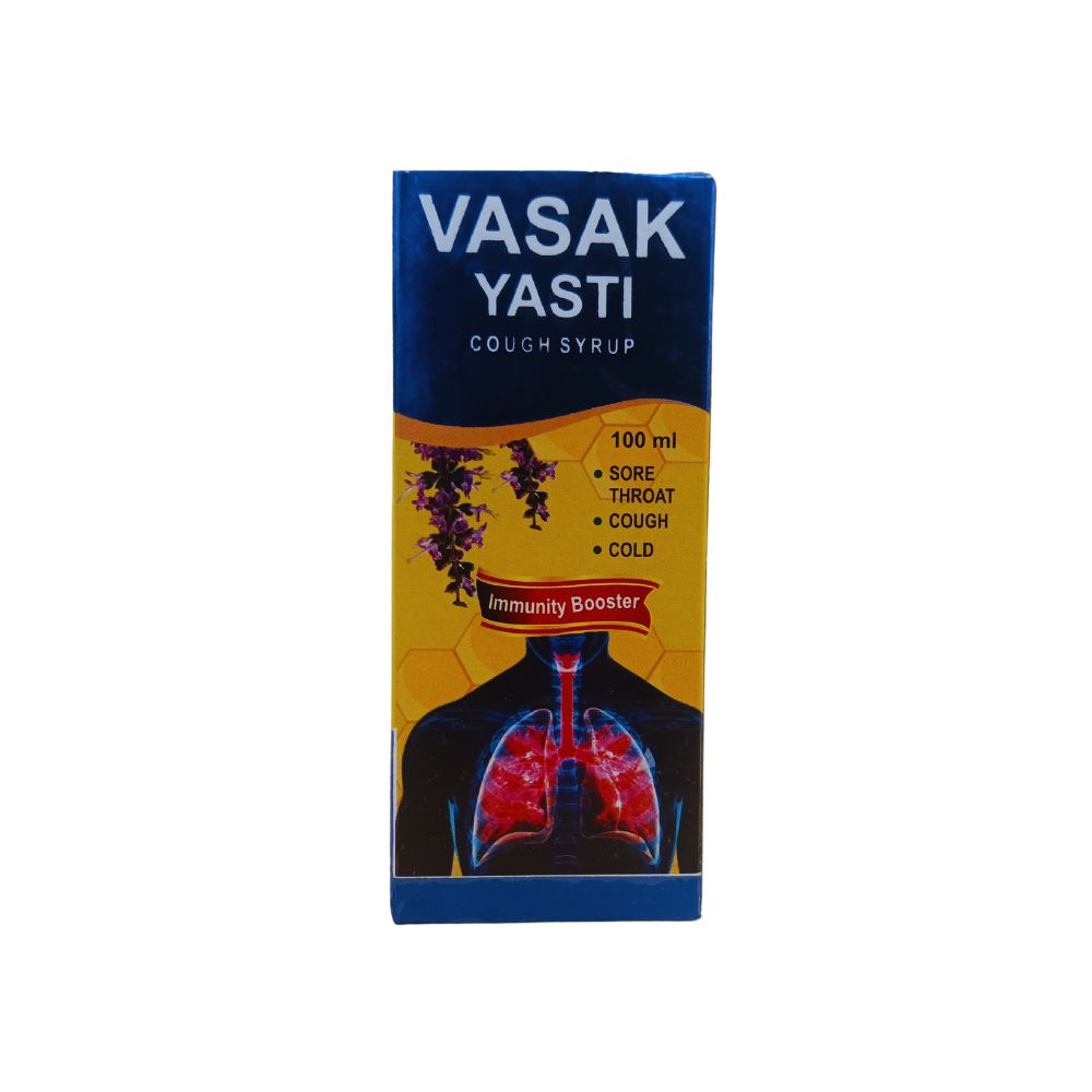 AYURVEDIC VASAK YASTI SYRUP for cough syrup (pack of 4)