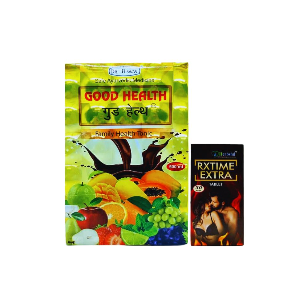 Good Health Capsule & RxTime Extra Tablet Combo Pack for Increase Strength