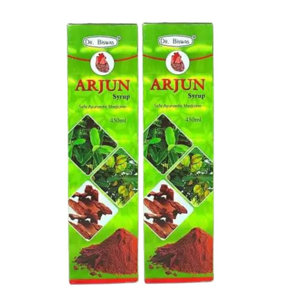 Triple Pack Arjun Heart Care Syrup 450ml - Reduces Chest Pain