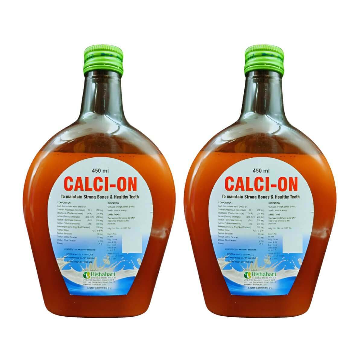 Ayurvedic CALCI - ON Syrup for Calcium (pack of 2)