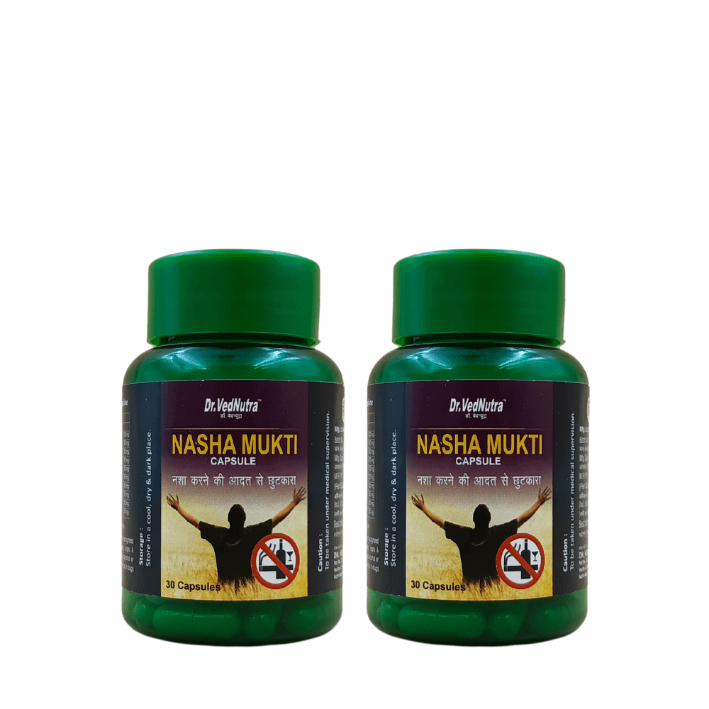 ayurvedic Dr.VedNutra Nasha Mukti Capsules (Combo)