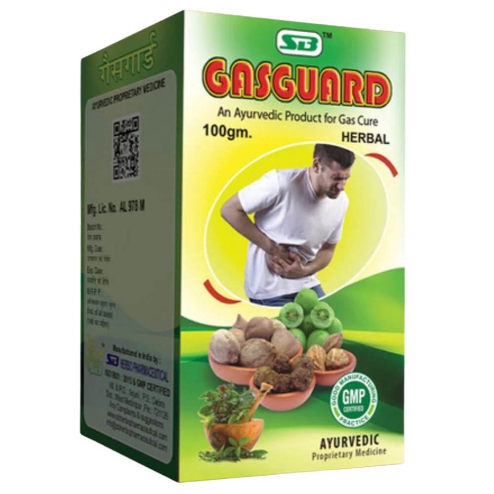 Triple Pack Gastric Relief Ayurvedic Gasguard Powder(pack 3)