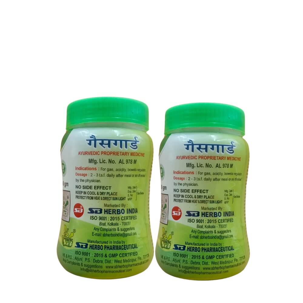 Triple Pack Gastric Relief Ayurvedic Gasguard Powder(pack 3)