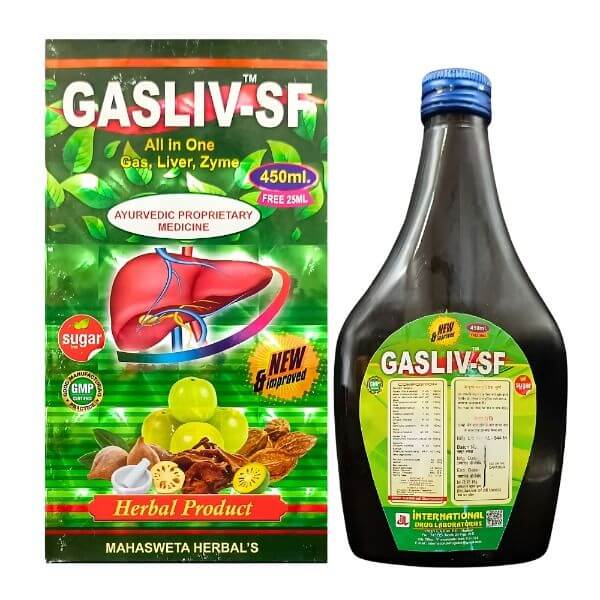 Ayurvedic Gasliv - Sf Tonic For constipation 450ml.
