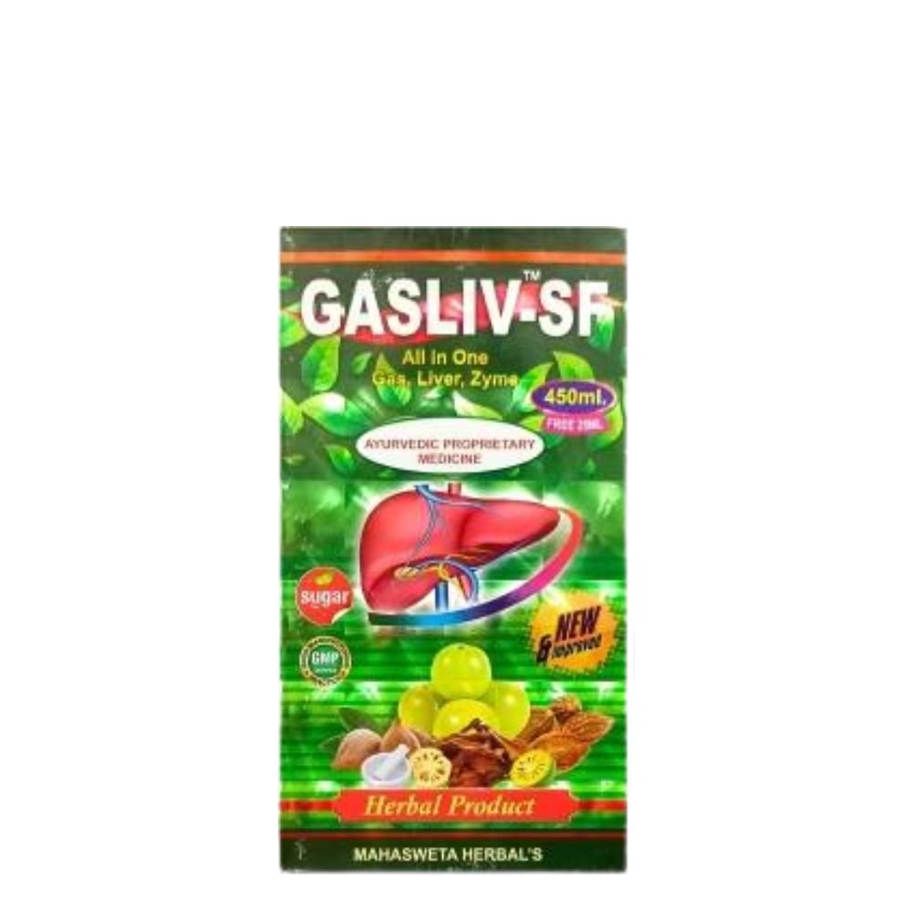 Ayurvedic Gasliv - Sf Tonic For constipation 450ml. (pack of 2)