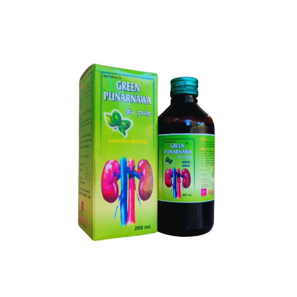 Ayurvedic Green Punarnawa Syrup 200ml (pack of 4)