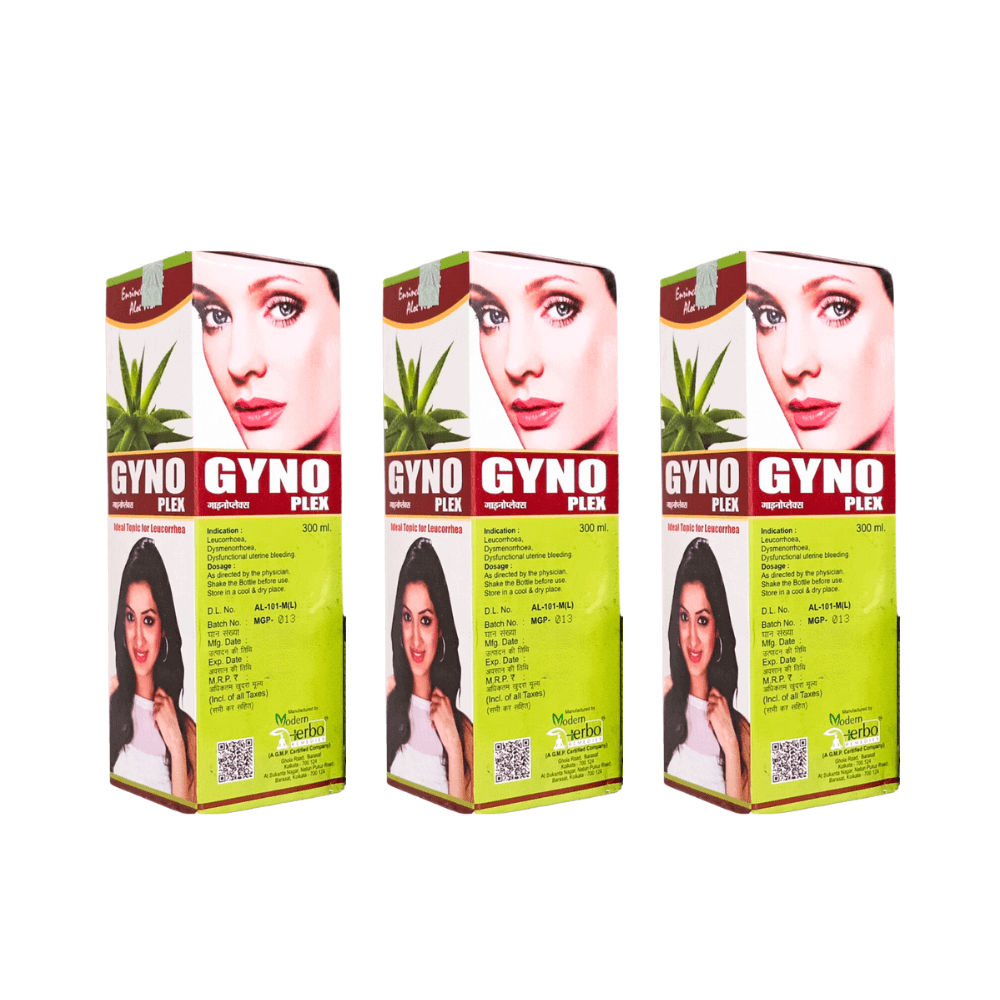 Ayurvedic Gyno Plex Tonic 300 ml( Pack of 3)