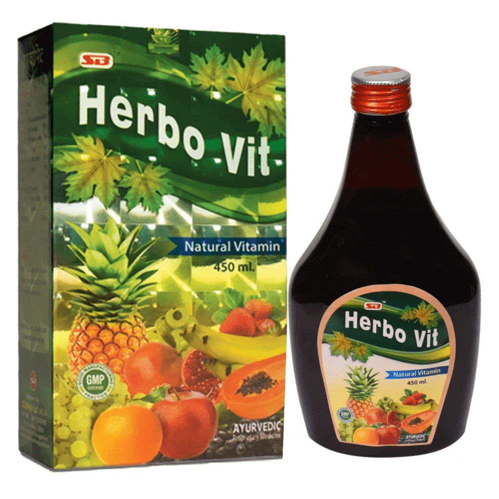 Ayurvedic HERBO VIT MULTIVITAMIN SYRUP (Pack Of 2)