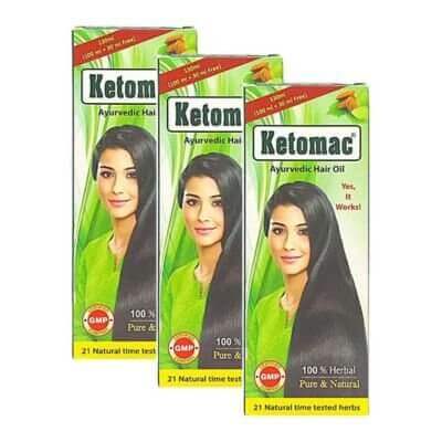 Ayurvedic Ketomac Hair Oil - Nourishing Hair Treatment