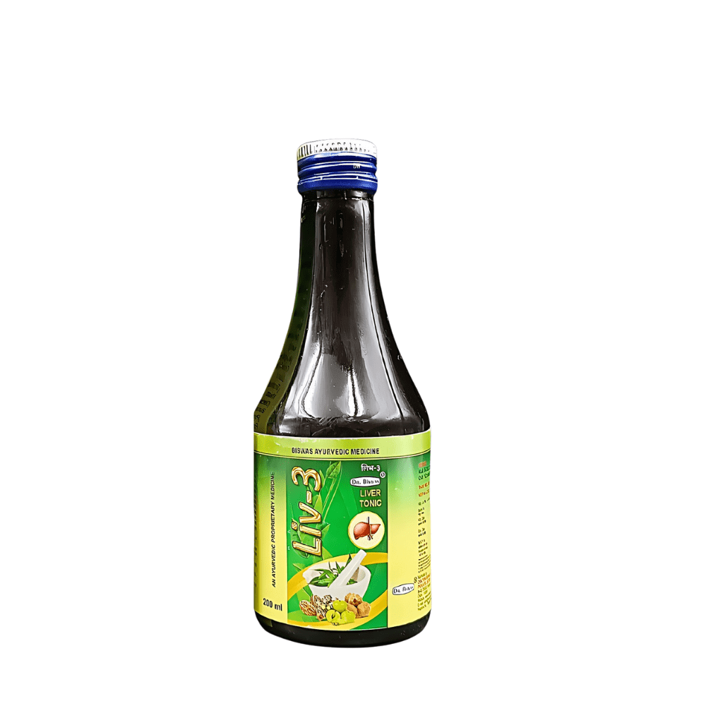 Ayurvedic Liv - 3 Liver Tonic 200ml. Pack Of 5