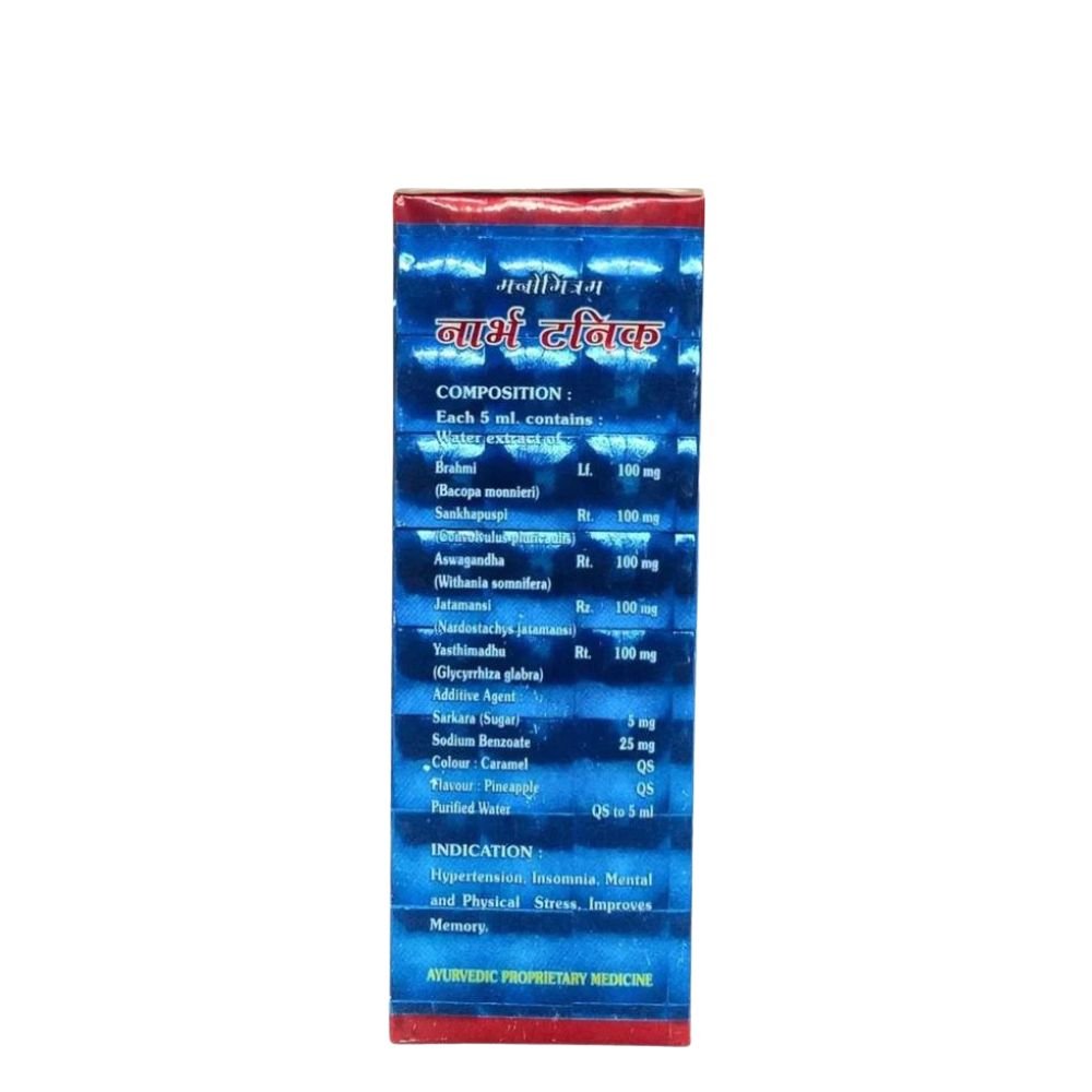 Ayurvedic Manomitram Nerve Tonic 200 ml ( Pack Of 4 )
