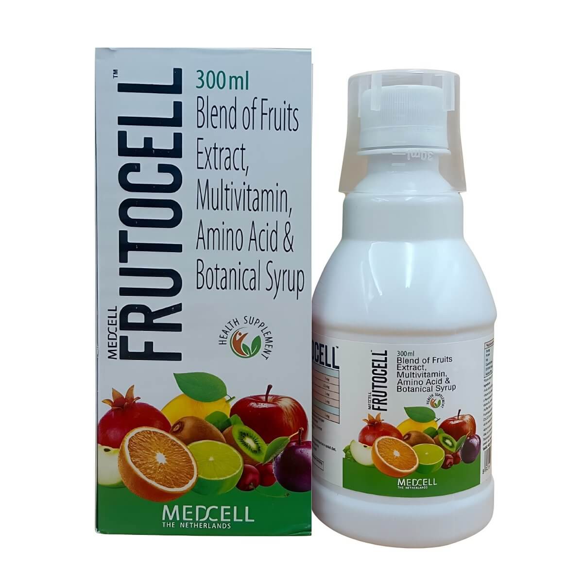 Ayurvedic Medcell Frutocell Syrup for Multivitamin, improves immunity (Pack of 2)