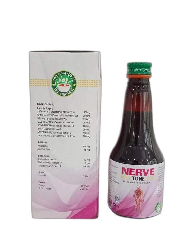 Nervine Ayurvedic Nerve Tone 200ml Pack of 4