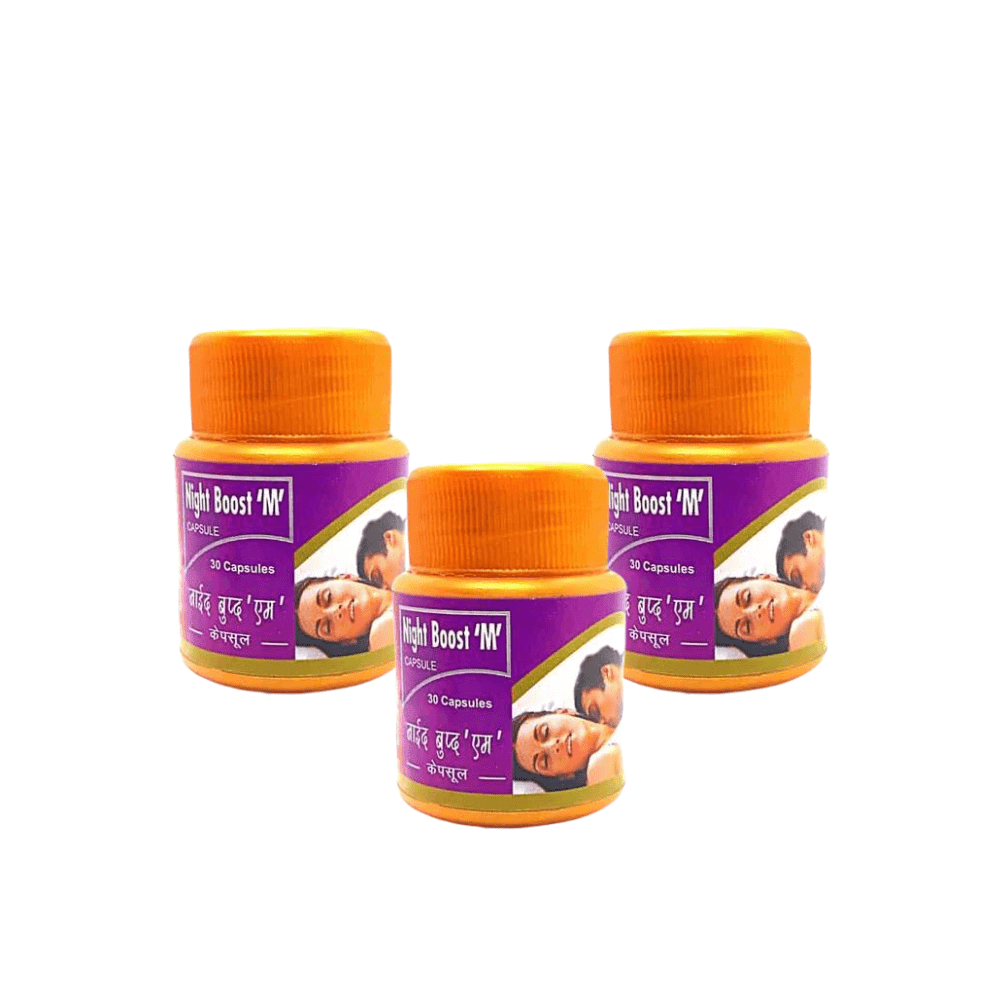 Ayurvedic Night Boost M Capsule( Pack of 3)