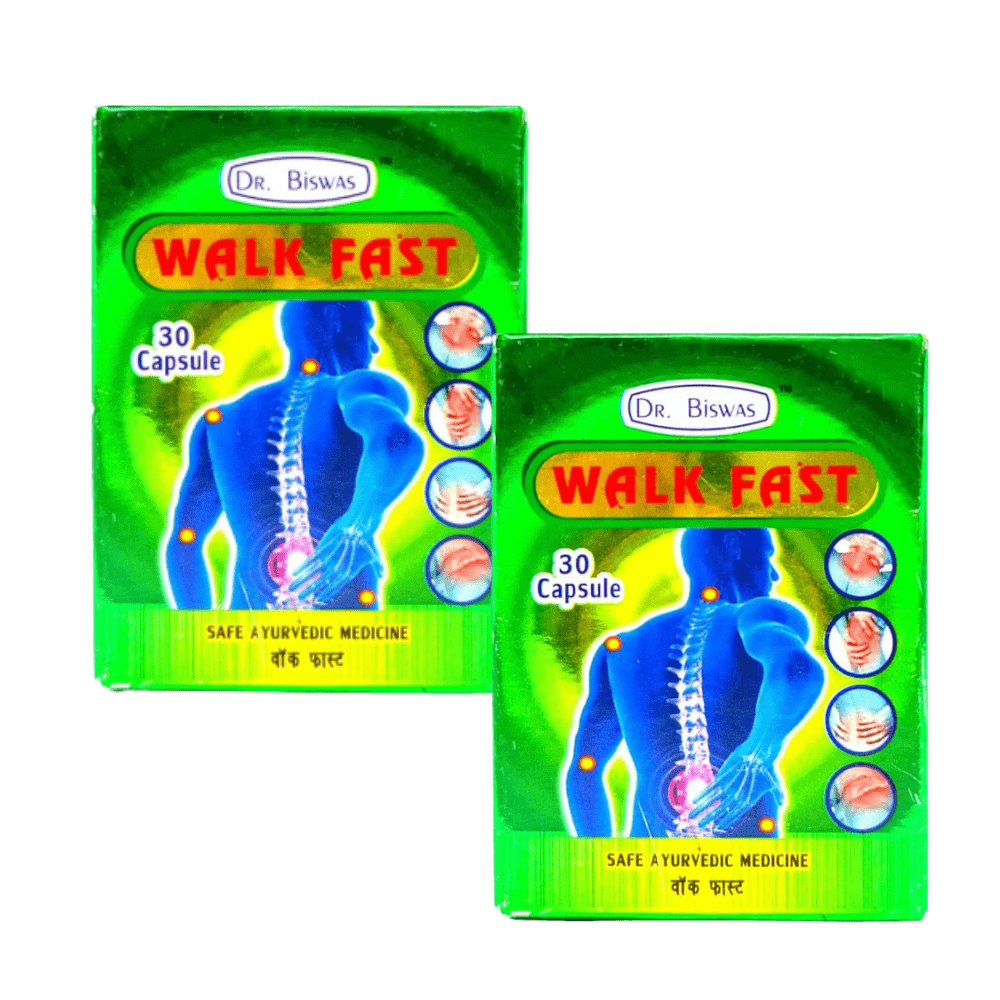 Fast Relief Walk Fast Capsules for Low Back Pain (Pack of 2)