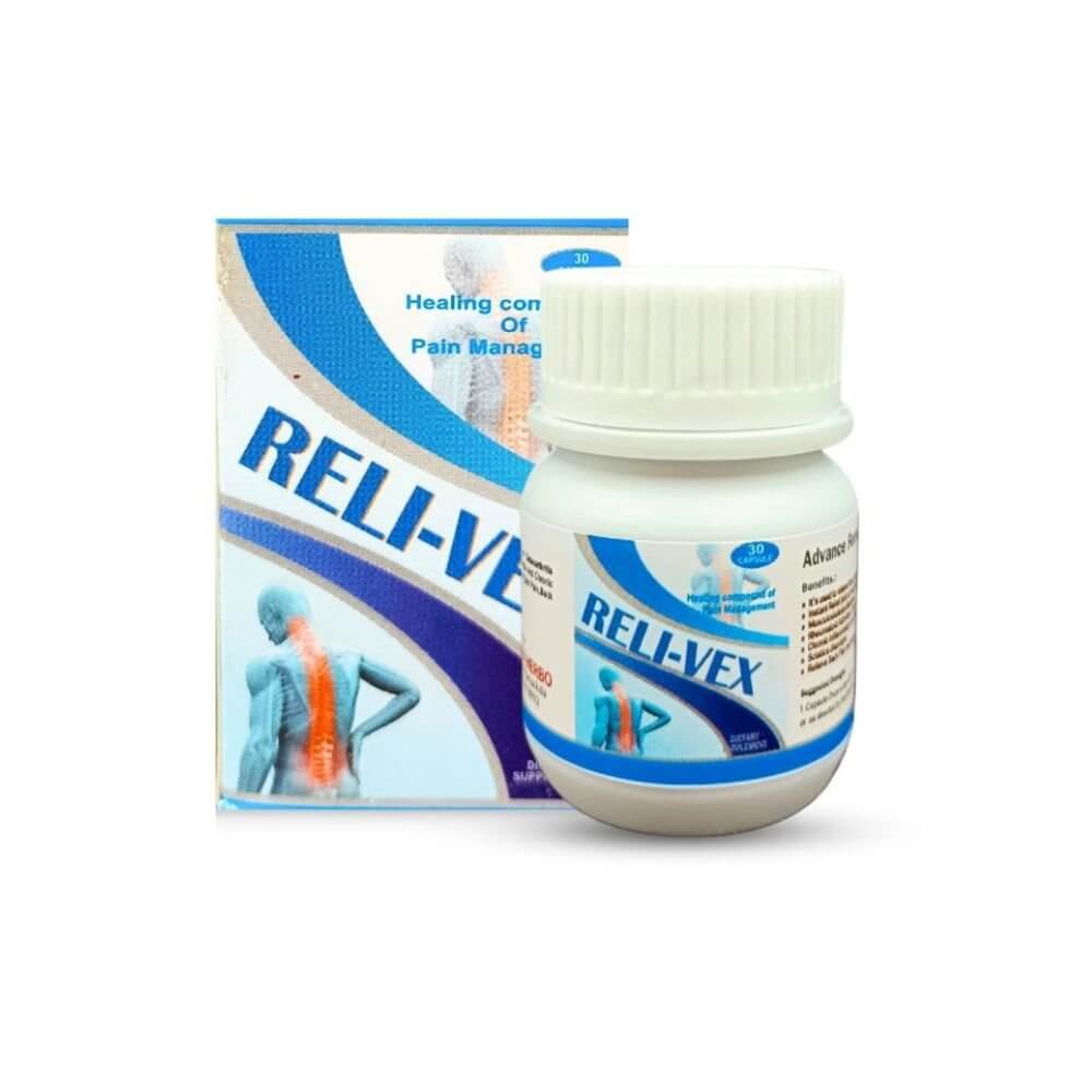 Ayurvedic RELI - VEX Capsule & Pain QR Oil (combo)