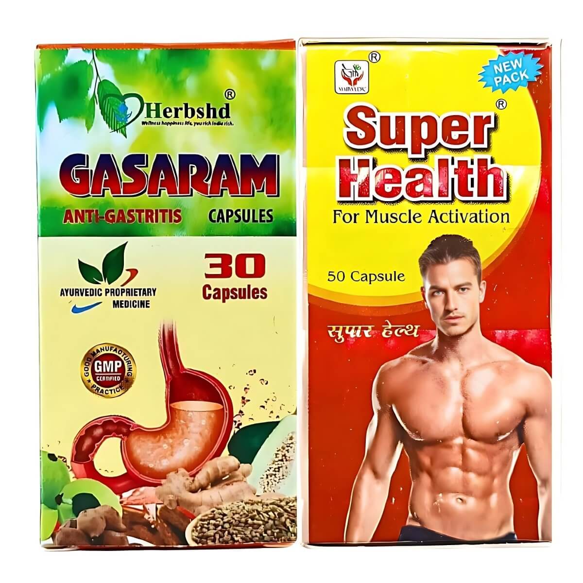 Ayurvedic super health capsule & gasaram capsule