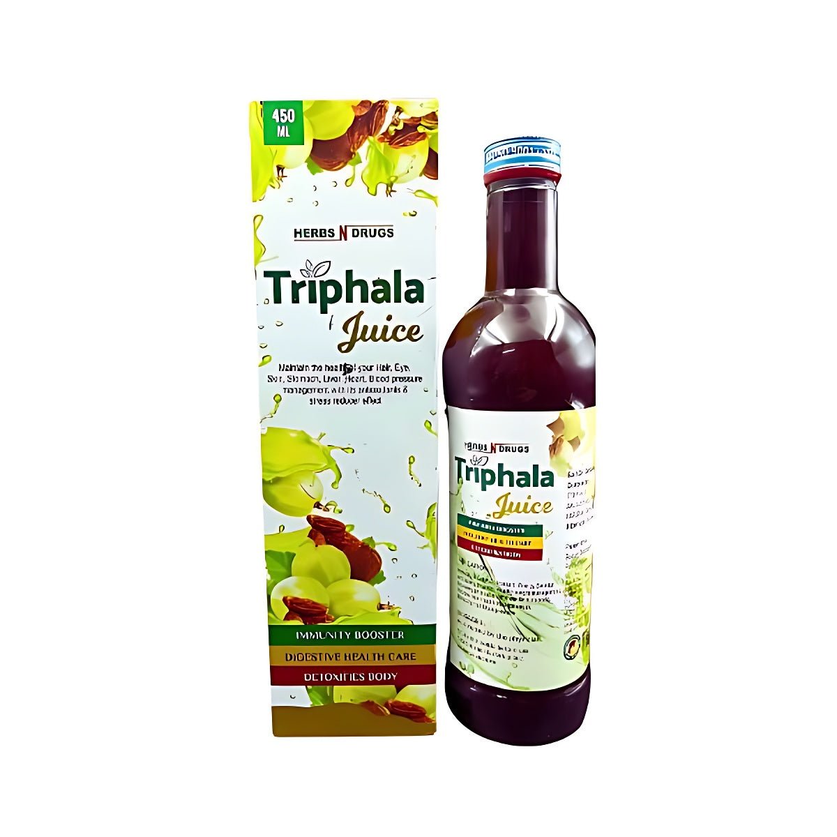 Ayurvedic Trifala juice 450 ml Helps stomach diseases (pack of 2)