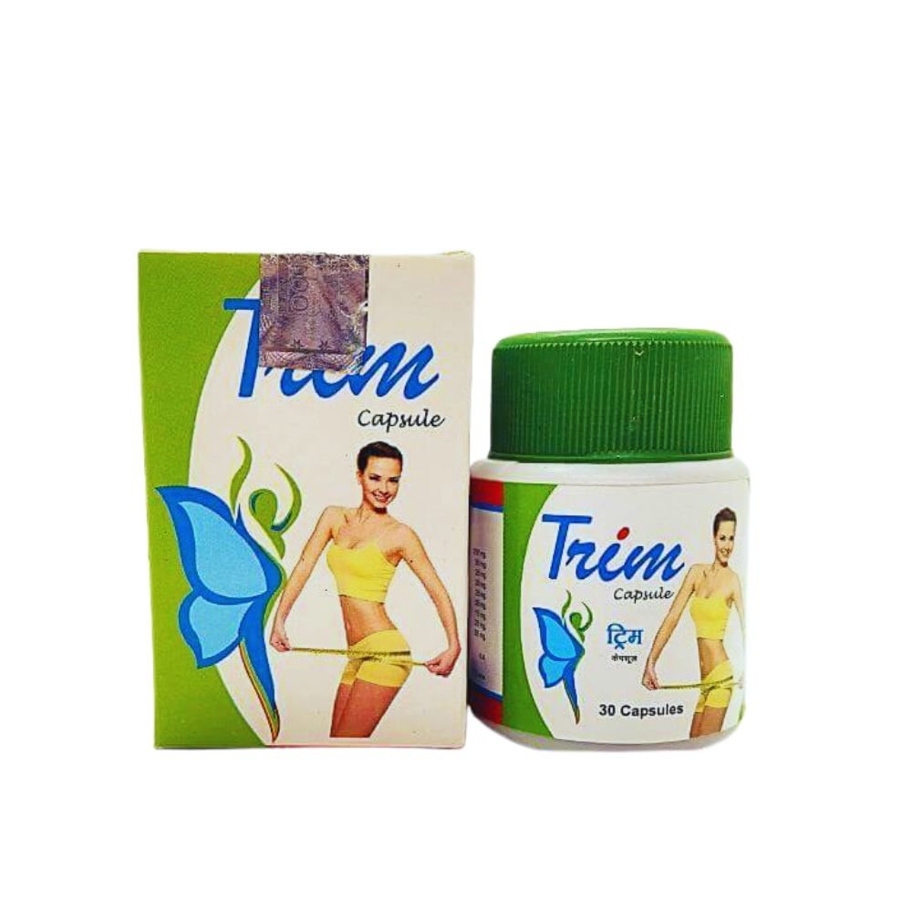 Ayurvedic Trim 30 Capsule for slim figure,Weight Loss ( pack of 3)