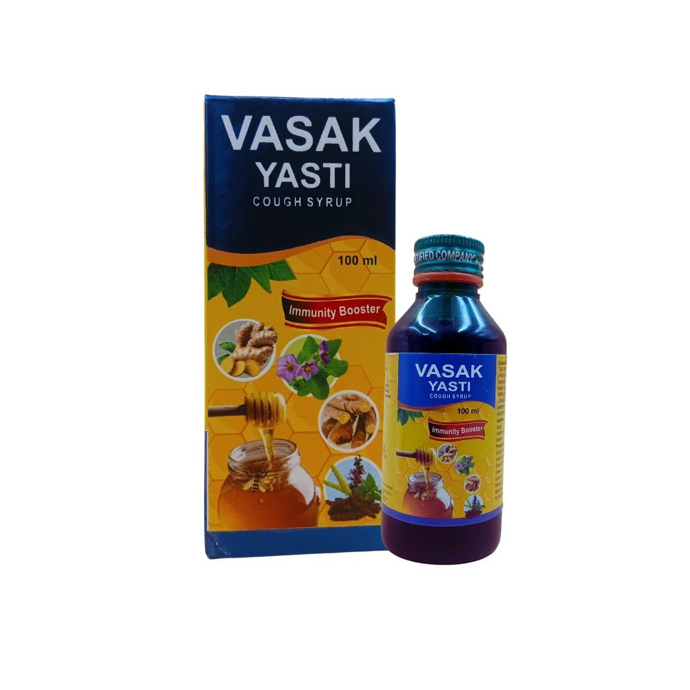 AYURVEDIC VASAK YASTI SYRUP 100 ML (pack of 4)