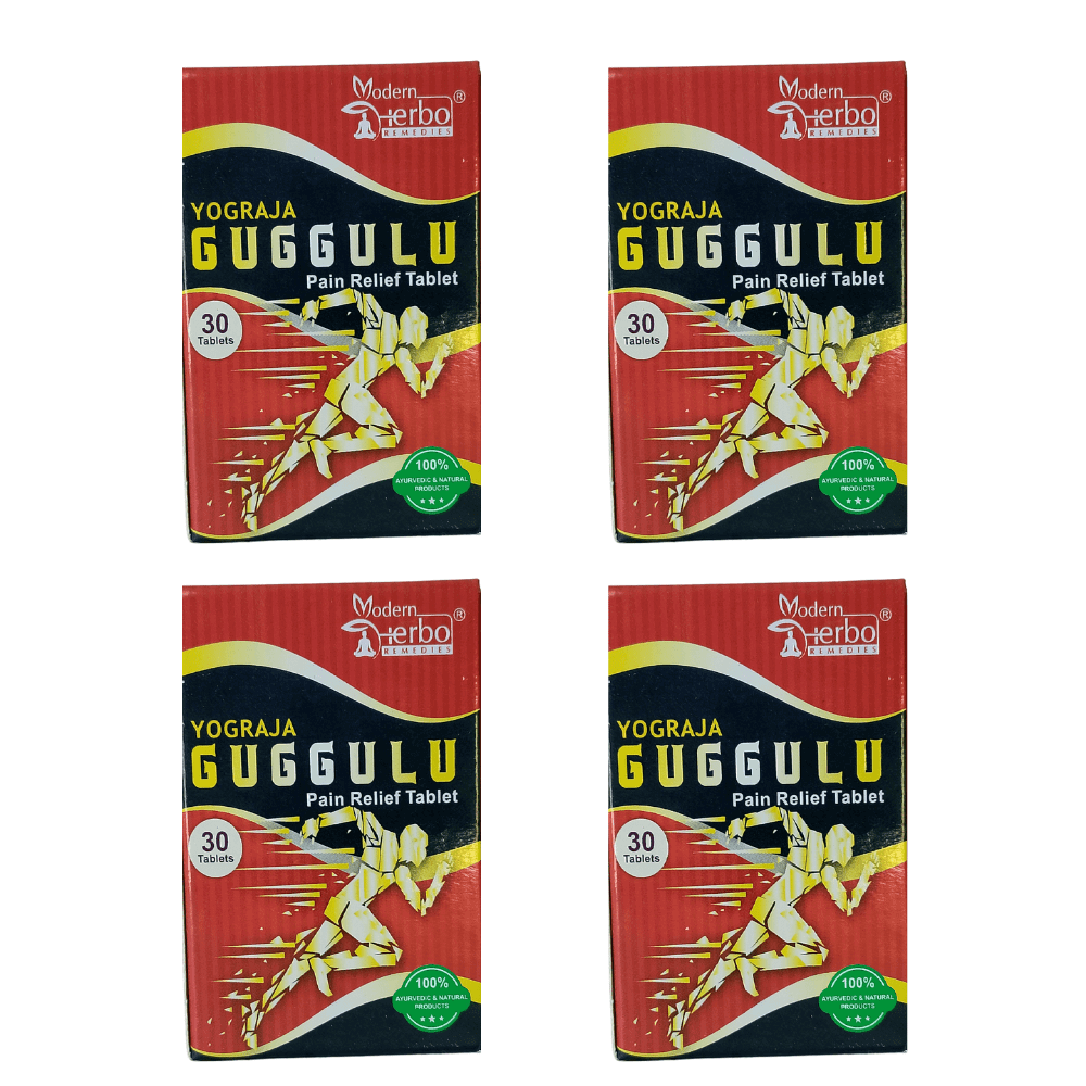 Ayurvedic Yograja Guggulu Pain Relief Tablet (Pack of 4)