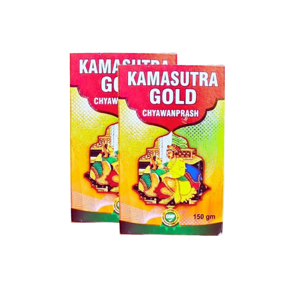 Ayuvedic Shilajit Kasturi Gold Chyawanprash for weakness (pack of 4)