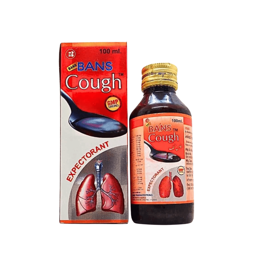 Bans cough syrup 100ml. (pack of 3)