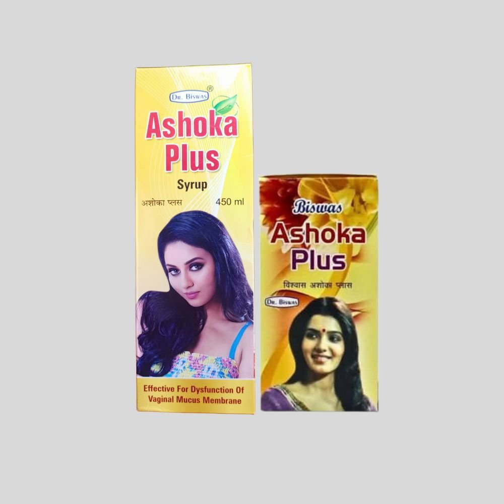 Biswas Ashoka Plus Capsule ( 2) & Syrup For Periods Cramps ( Combo Pack )