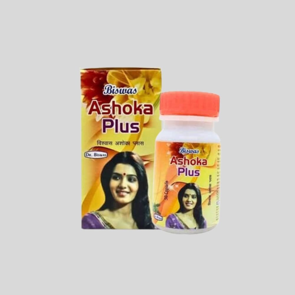 Biswas Ashoka Plus Capsule ( 2) & Syrup For Periods Cramps ( Combo Pack )