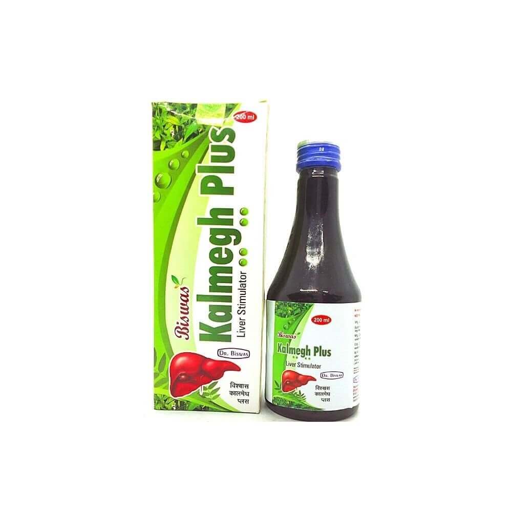 BISWAS KALMEGH PLUS SYRUP for fatty liver disease 200ML (Pack of 6)