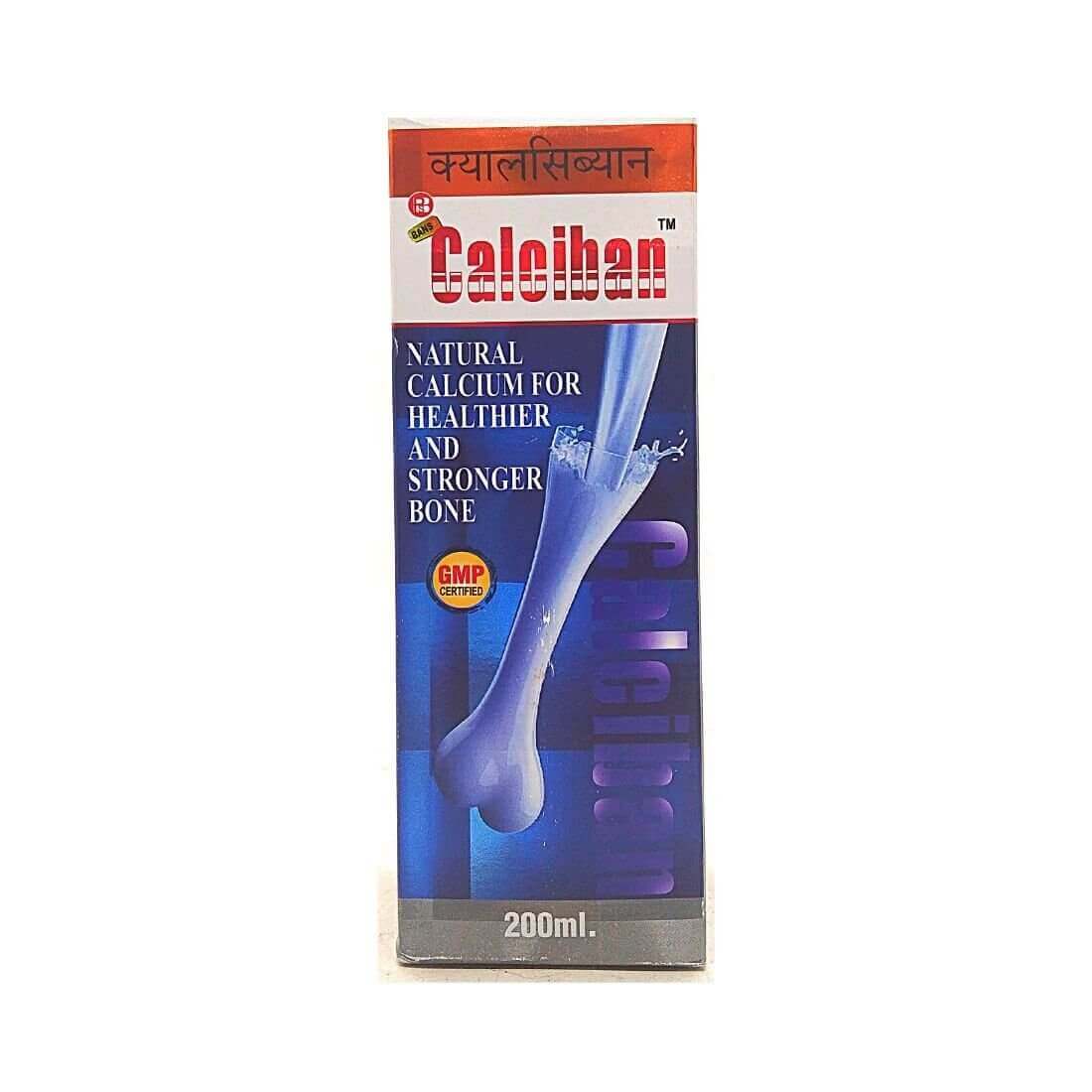 Calciban Syrup - 200ml. Pack Of 3