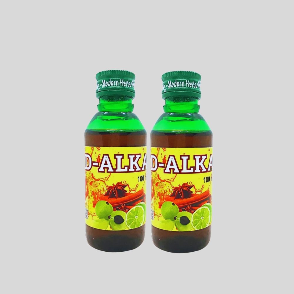 D - ALKA 100ml. helps for Hyper Acidity, (pack of 8)
