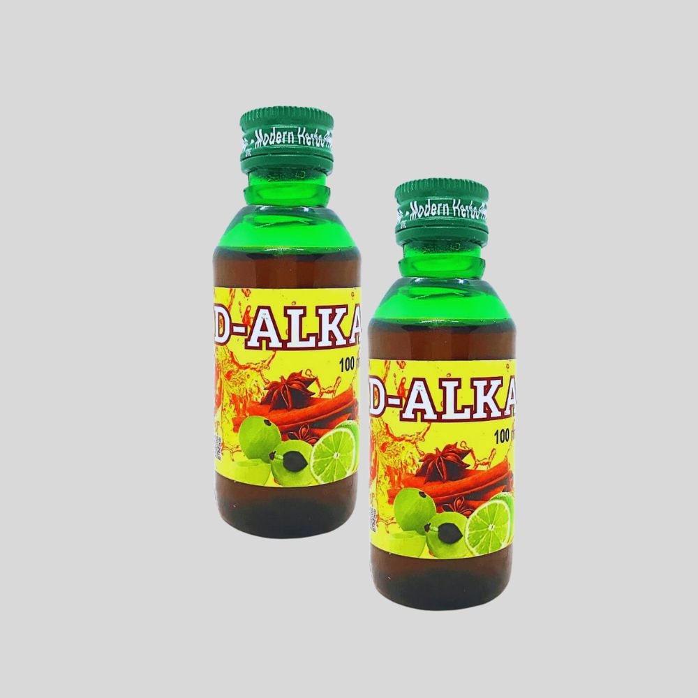 D - ALKA 100ml. helps for Hyper Acidity, (pack of 8)