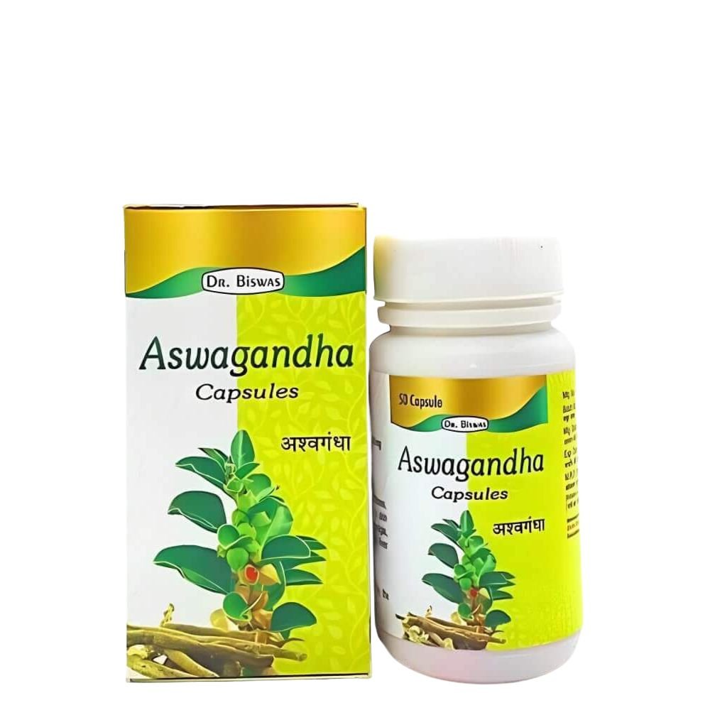 Dr. Biswas Aswagandha 50 Capsule (pack of 2)