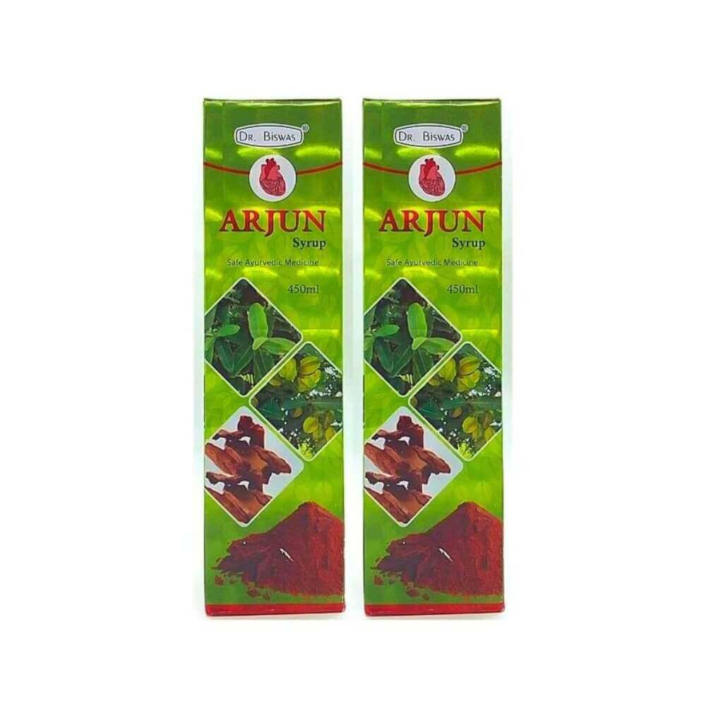 3-Pack Antioxidant Arjun Syrup by Dr. Biswas – Immune System Support