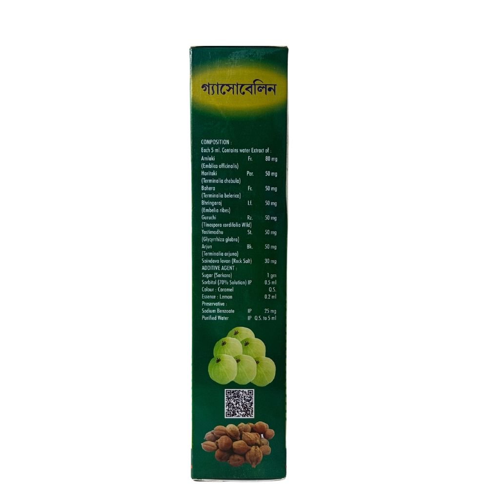 Gita Ayurvedic Fast Gas Relife Gasobelin Syrup 450 ml. (pack of 2)