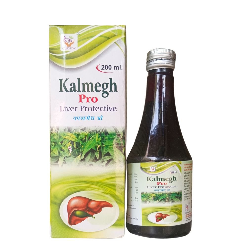 Gita Ayurvedic Kalmegh Pro Syrup Liver Protective 200ml. (pack of 4)
