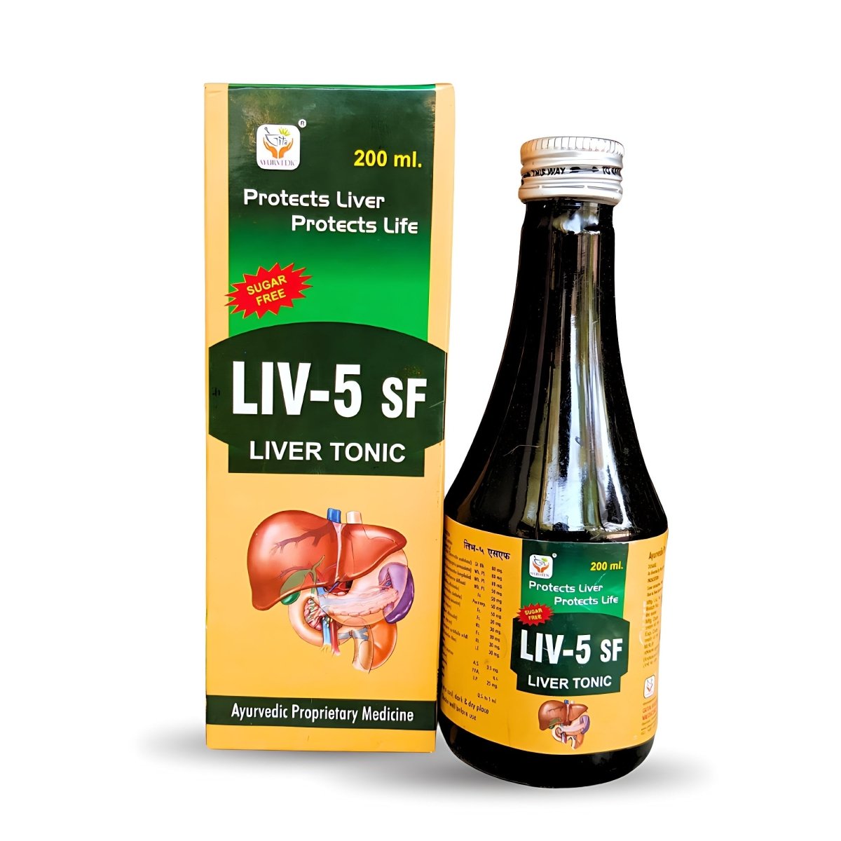 Gita Ayurvedic LIV - 52 SF Sugar Free Syrup for liver disorder