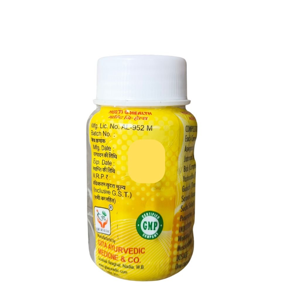 GITA AYURVEDIC MULTI G - HEALTH 30 CAPSULES (PACK OF 2)