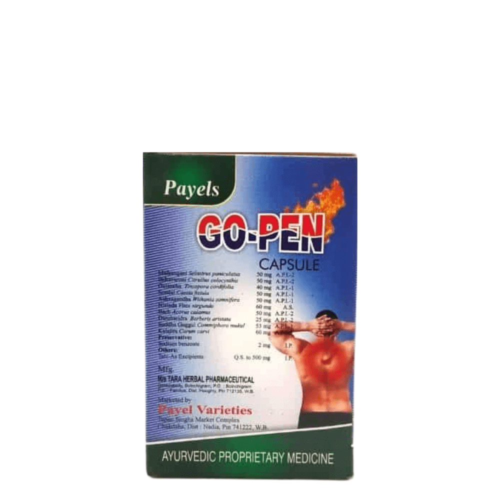 Back Pain Relief: Go-Pen 30 Capsules (Pack of 3)