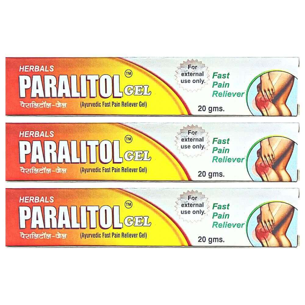 Herbals Paralitol Gel 20gm Pack Of 8
