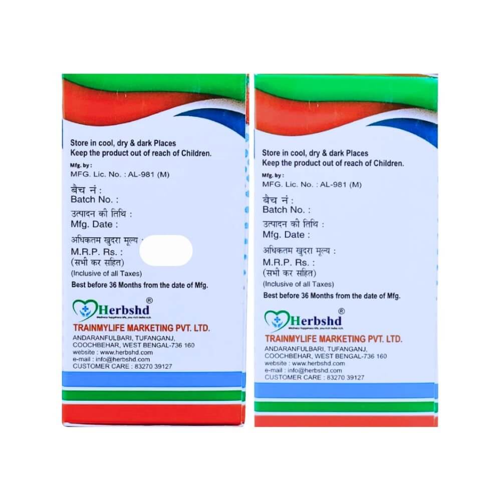 Herbshd Ayurvedic DMDIA Anti - sugar Capsule & Karela Juice Combo