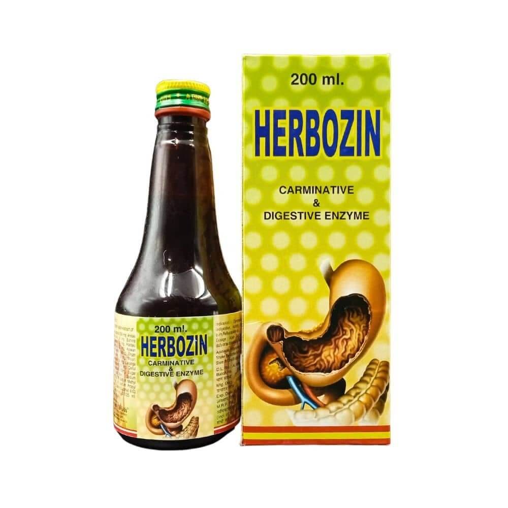 Herbshd Ayurvedic Gasaram Capsule & Ayurvedic Herbozin Syrup (combo pack )